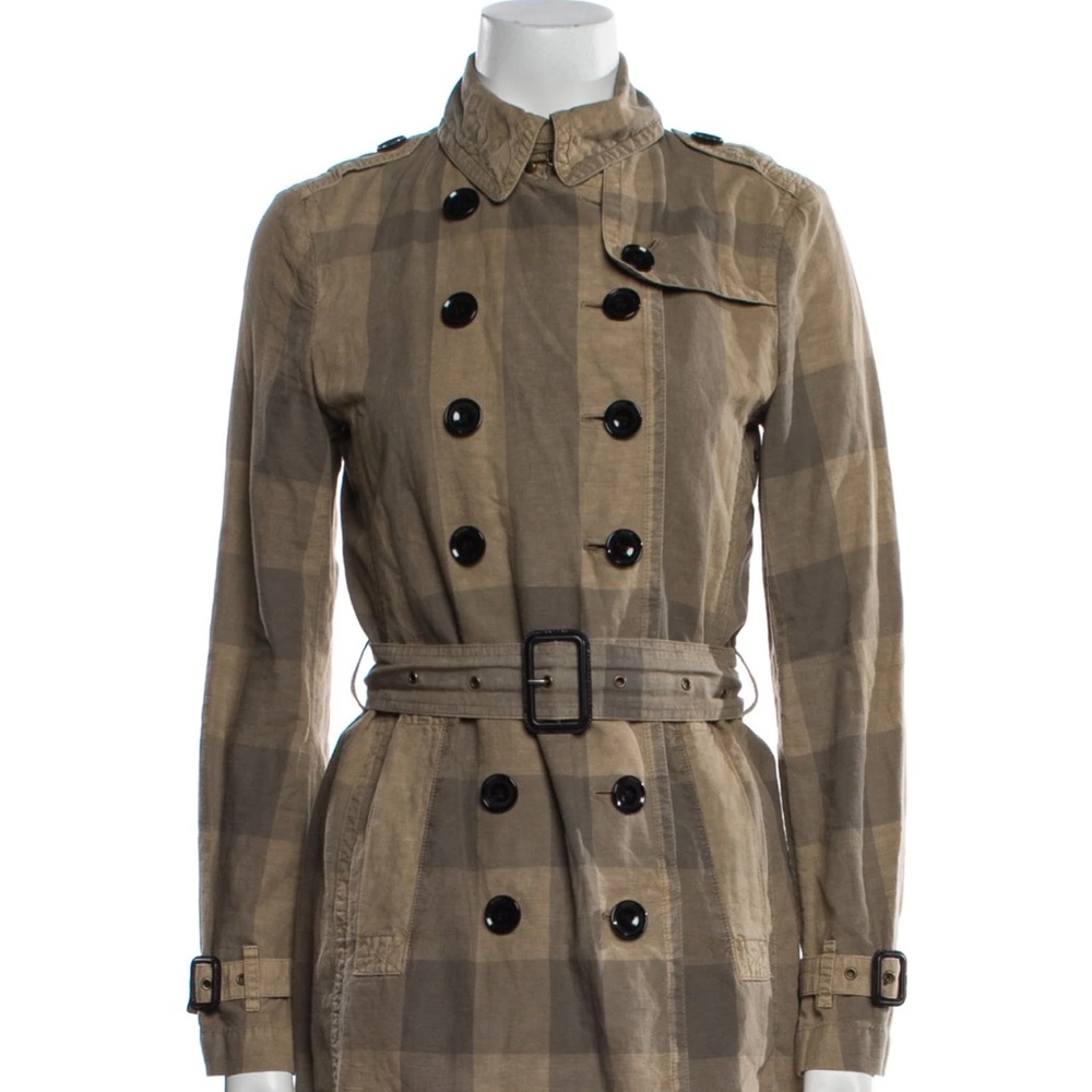Burberry Nova Check Trench Coat